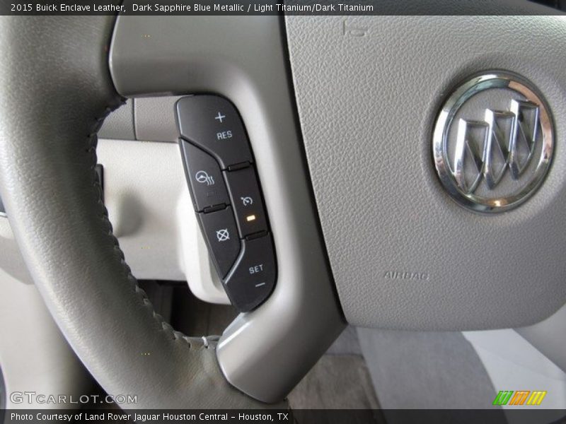 Dark Sapphire Blue Metallic / Light Titanium/Dark Titanium 2015 Buick Enclave Leather