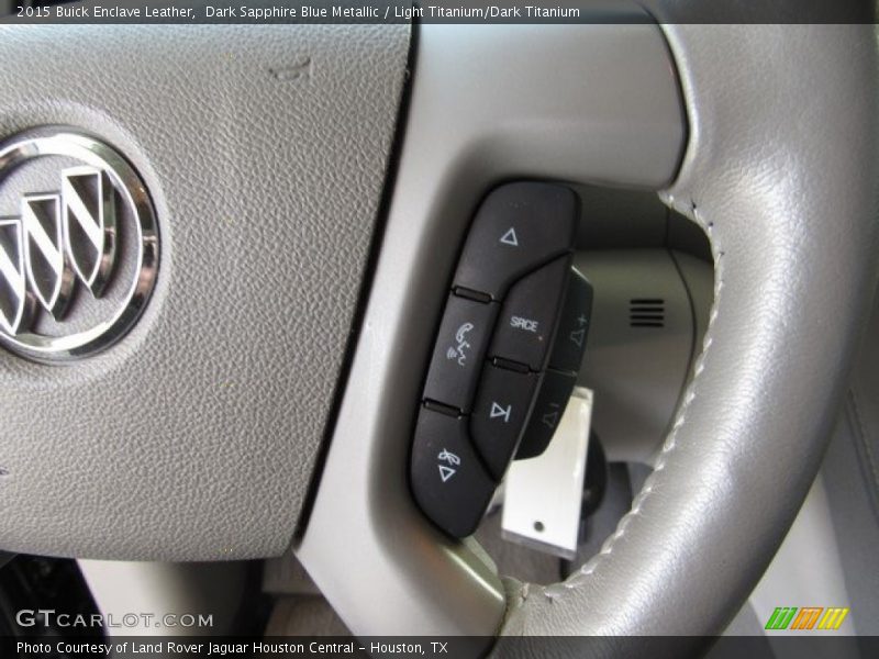 Dark Sapphire Blue Metallic / Light Titanium/Dark Titanium 2015 Buick Enclave Leather