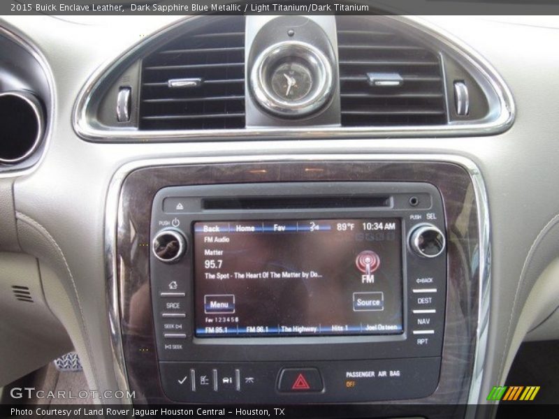 Dark Sapphire Blue Metallic / Light Titanium/Dark Titanium 2015 Buick Enclave Leather