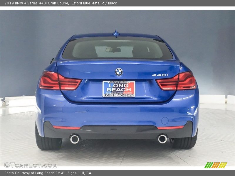 Estoril Blue Metallic / Black 2019 BMW 4 Series 440i Gran Coupe