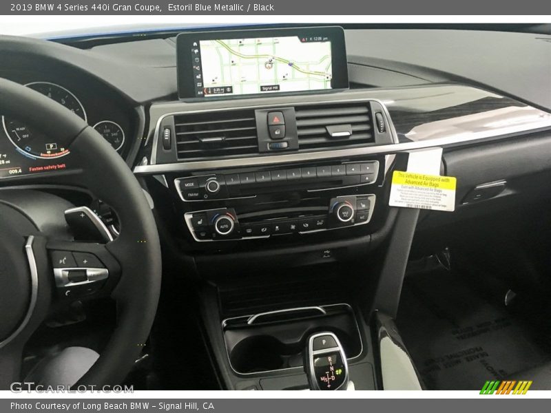 Estoril Blue Metallic / Black 2019 BMW 4 Series 440i Gran Coupe