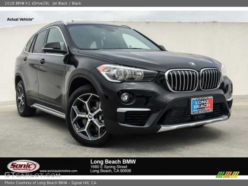 Jet Black / Black 2018 BMW X1 sDrive28i