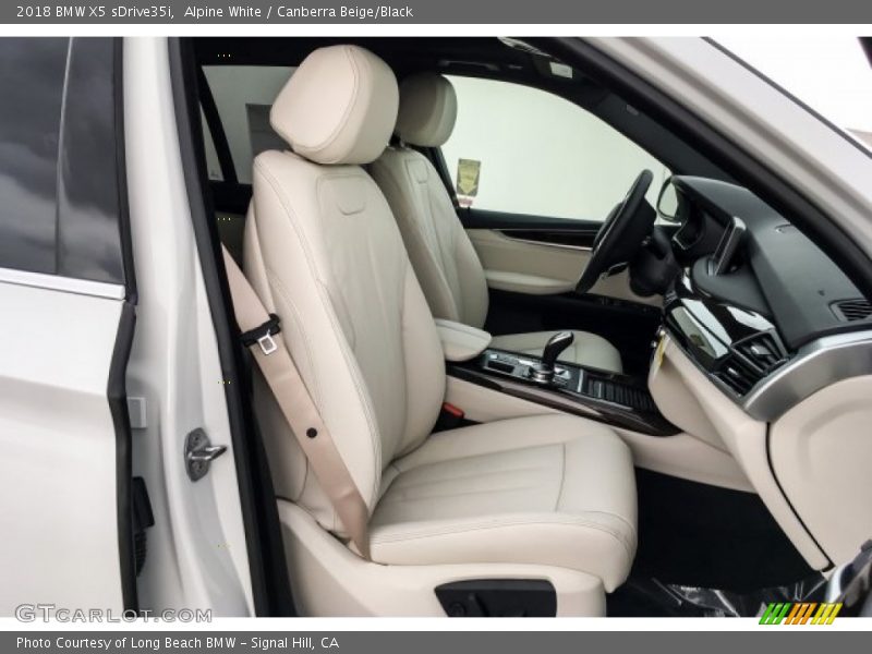Alpine White / Canberra Beige/Black 2018 BMW X5 sDrive35i