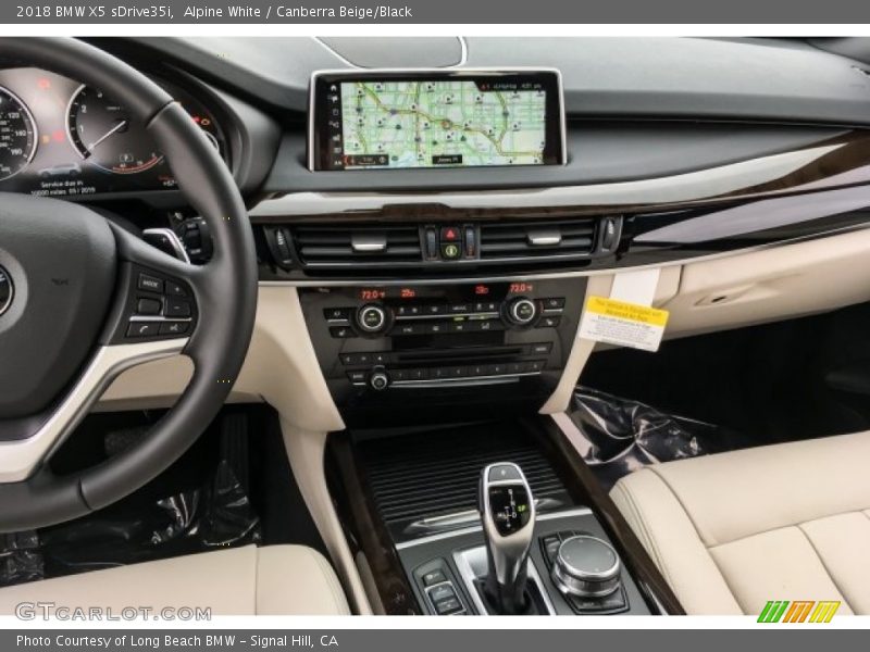 Alpine White / Canberra Beige/Black 2018 BMW X5 sDrive35i