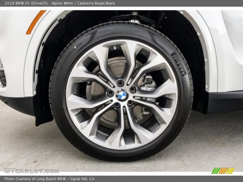 Alpine White / Canberra Beige/Black 2018 BMW X5 sDrive35i