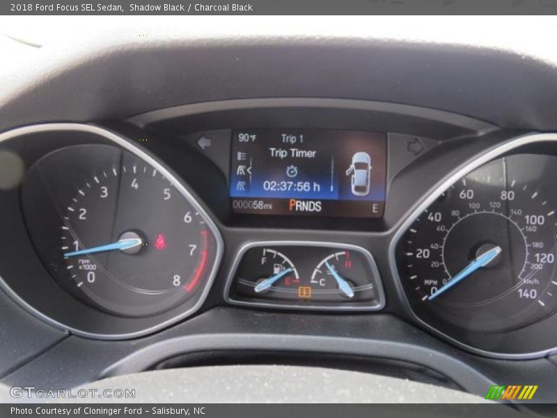 Shadow Black / Charcoal Black 2018 Ford Focus SEL Sedan