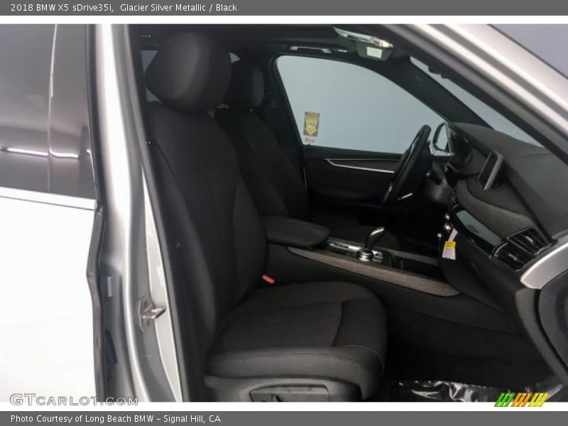 Glacier Silver Metallic / Black 2018 BMW X5 sDrive35i