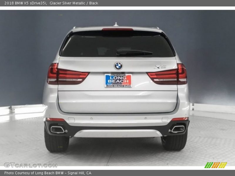 Glacier Silver Metallic / Black 2018 BMW X5 sDrive35i