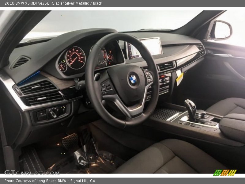 Glacier Silver Metallic / Black 2018 BMW X5 sDrive35i