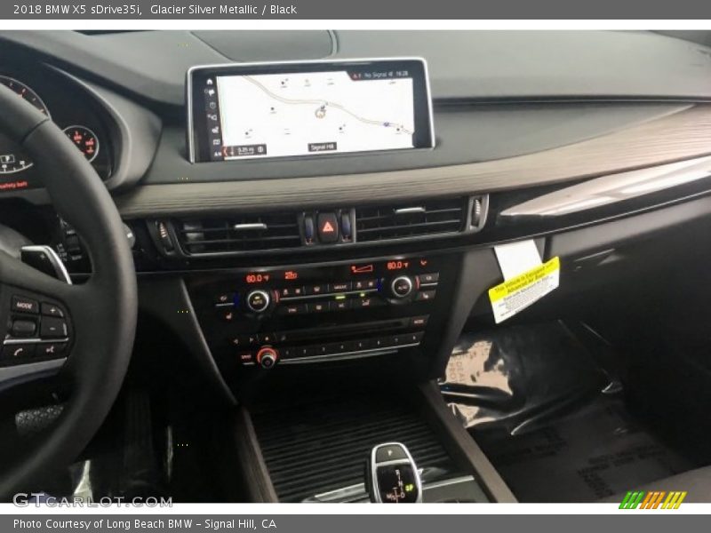 Glacier Silver Metallic / Black 2018 BMW X5 sDrive35i
