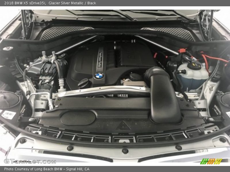 Glacier Silver Metallic / Black 2018 BMW X5 sDrive35i