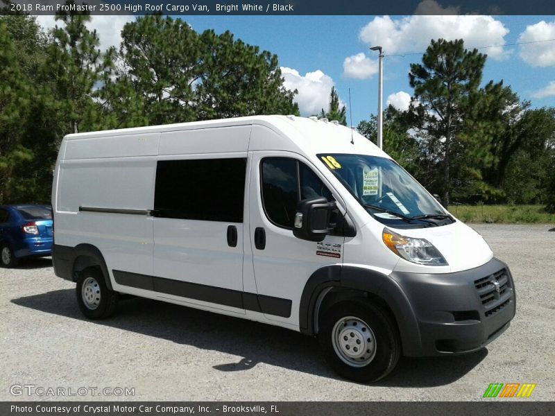 Front 3/4 View of 2018 ProMaster 2500 High Roof Cargo Van