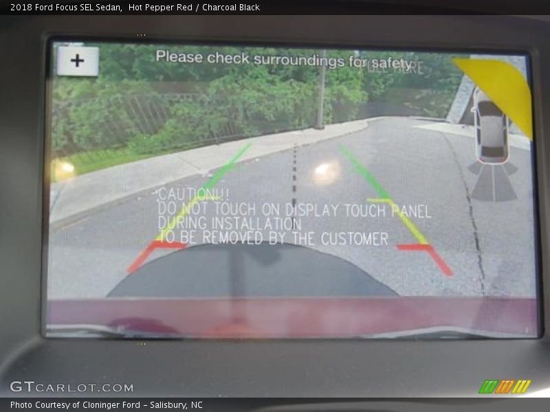 Hot Pepper Red / Charcoal Black 2018 Ford Focus SEL Sedan
