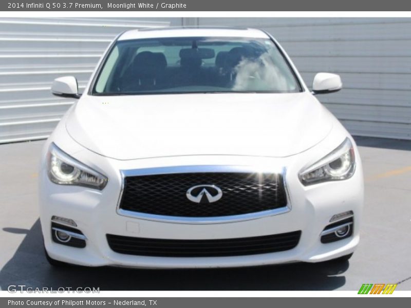 Moonlight White / Graphite 2014 Infiniti Q 50 3.7 Premium
