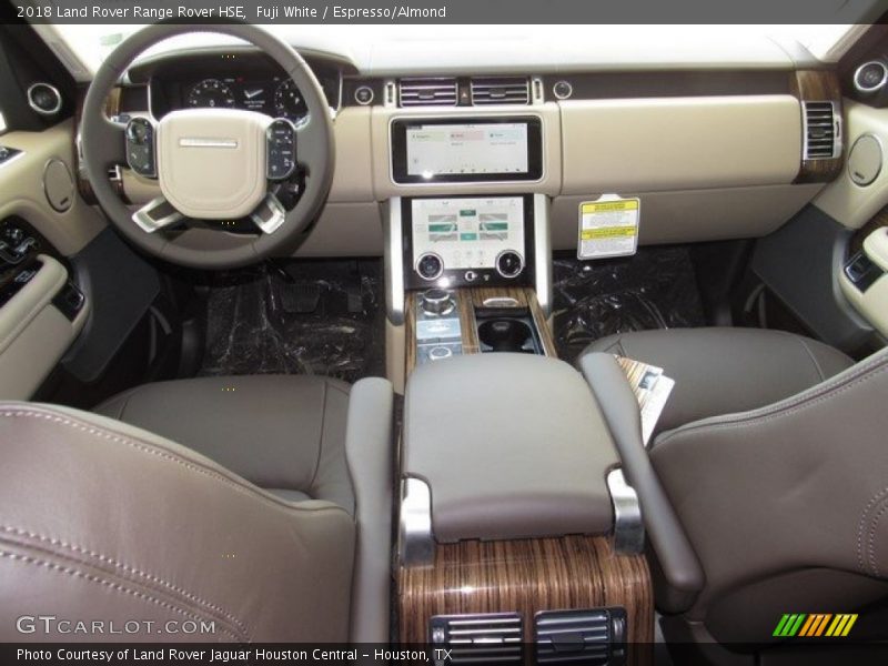 Fuji White / Espresso/Almond 2018 Land Rover Range Rover HSE