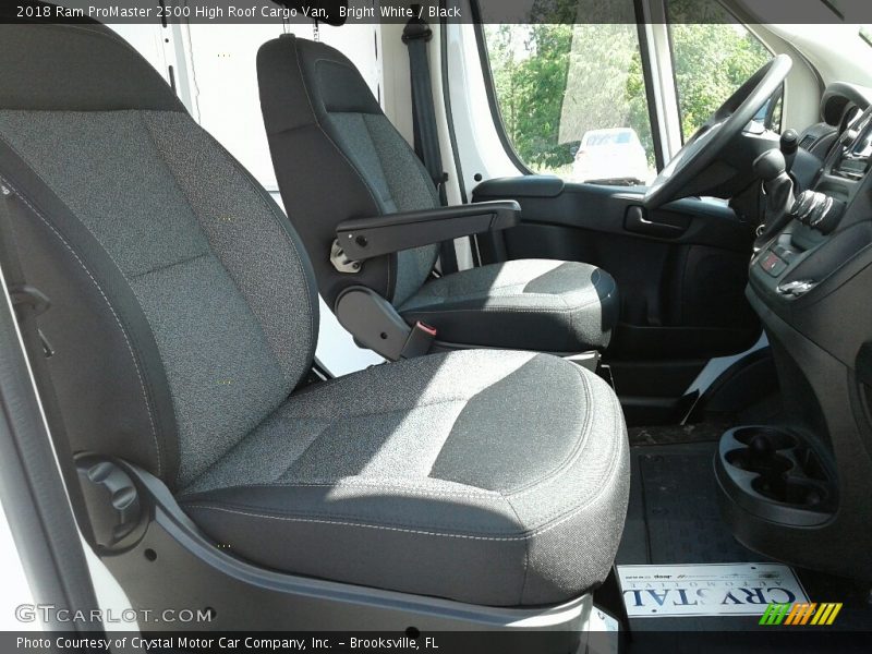Bright White / Black 2018 Ram ProMaster 2500 High Roof Cargo Van