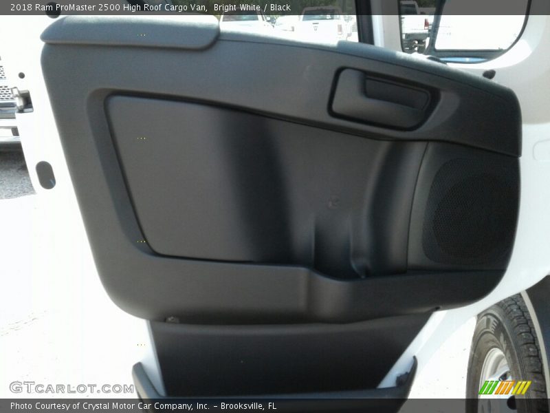 Bright White / Black 2018 Ram ProMaster 2500 High Roof Cargo Van