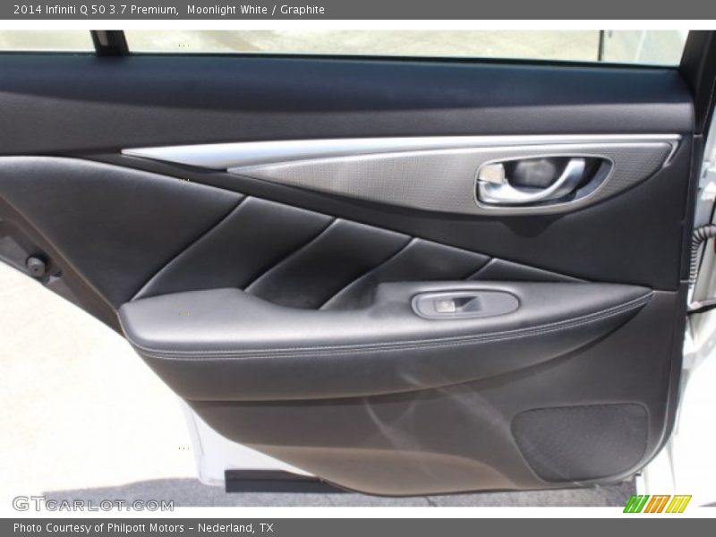 Moonlight White / Graphite 2014 Infiniti Q 50 3.7 Premium