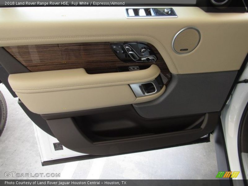 Fuji White / Espresso/Almond 2018 Land Rover Range Rover HSE