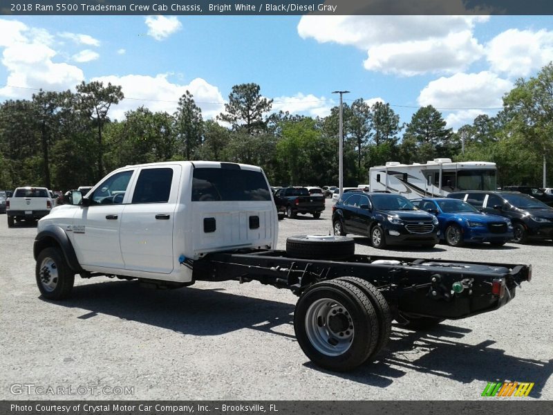 Bright White / Black/Diesel Gray 2018 Ram 5500 Tradesman Crew Cab Chassis