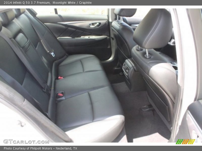 Moonlight White / Graphite 2014 Infiniti Q 50 3.7 Premium