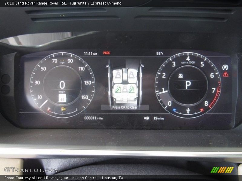 Fuji White / Espresso/Almond 2018 Land Rover Range Rover HSE