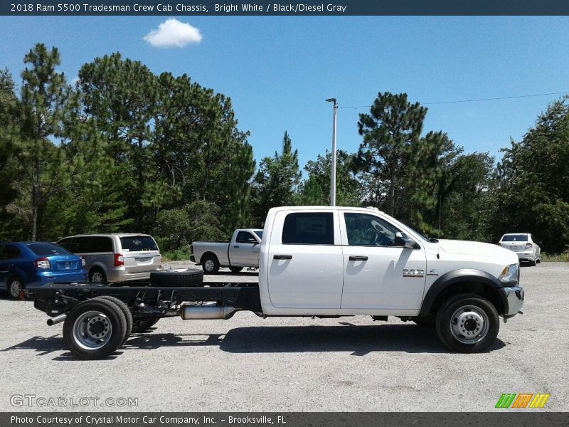 Bright White / Black/Diesel Gray 2018 Ram 5500 Tradesman Crew Cab Chassis