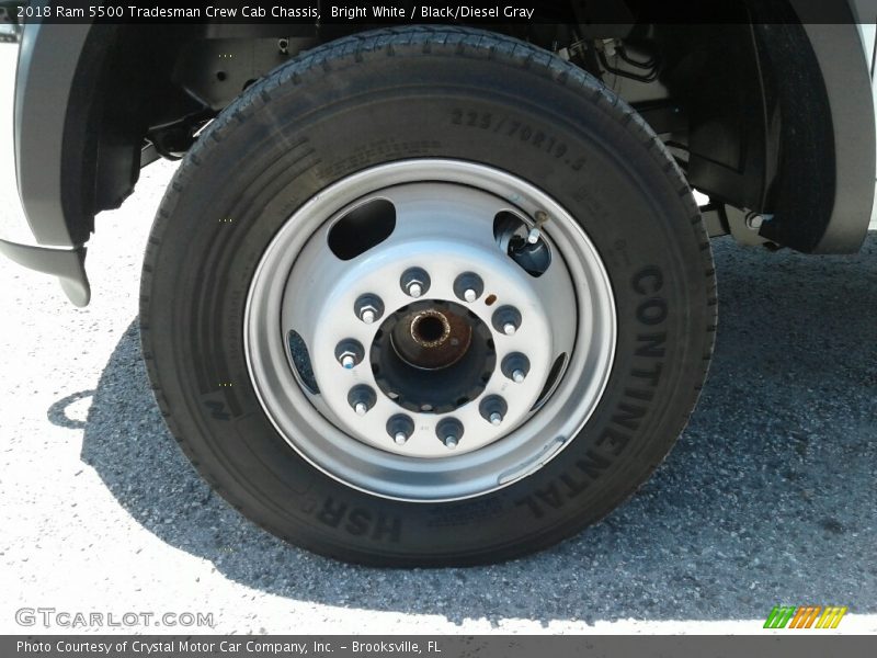 Bright White / Black/Diesel Gray 2018 Ram 5500 Tradesman Crew Cab Chassis