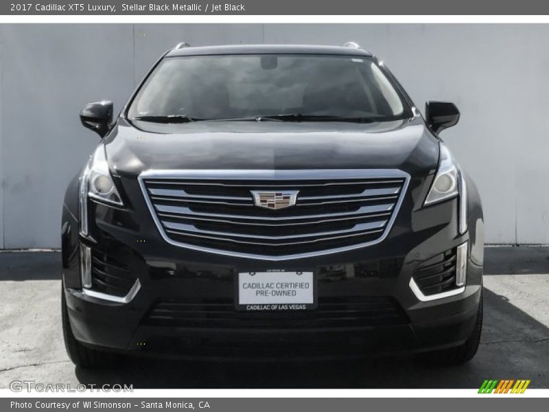 Stellar Black Metallic / Jet Black 2017 Cadillac XT5 Luxury