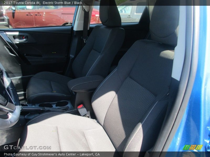 Electric Storm Blue / Black 2017 Toyota Corolla iM