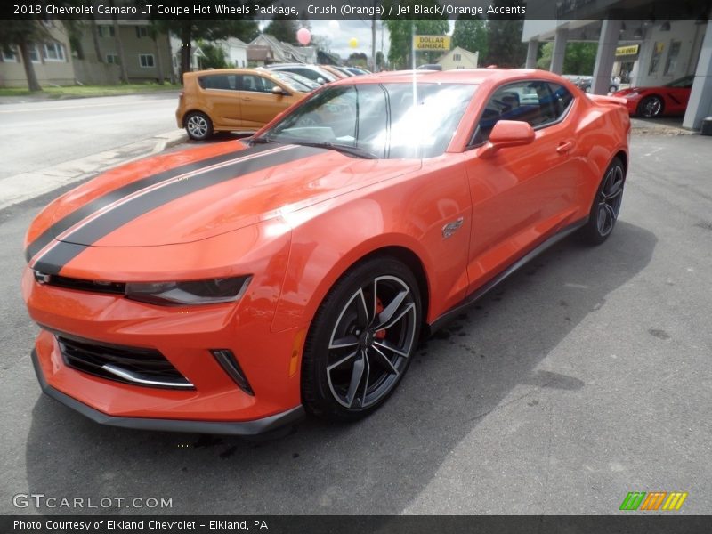 Crush (Orange) / Jet Black/Orange Accents 2018 Chevrolet Camaro LT Coupe Hot Wheels Package