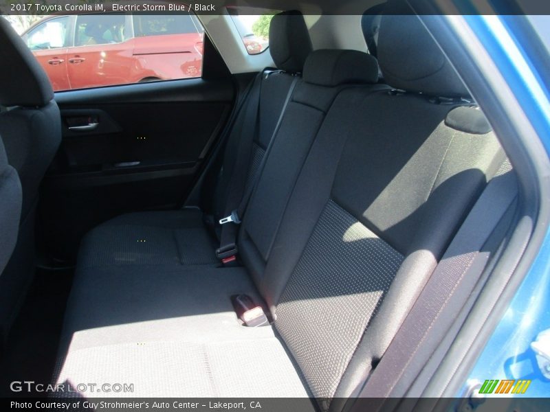 Electric Storm Blue / Black 2017 Toyota Corolla iM