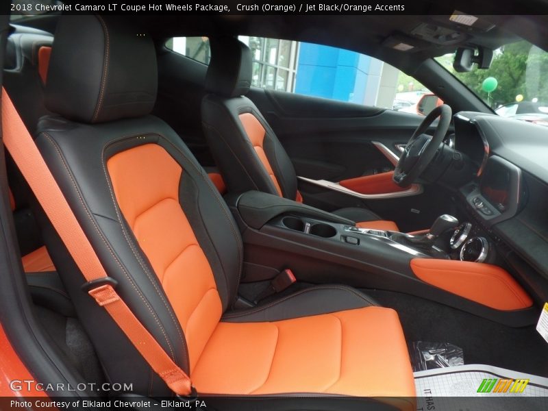 Front Seat of 2018 Camaro LT Coupe Hot Wheels Package