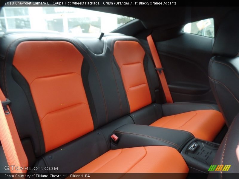 Rear Seat of 2018 Camaro LT Coupe Hot Wheels Package