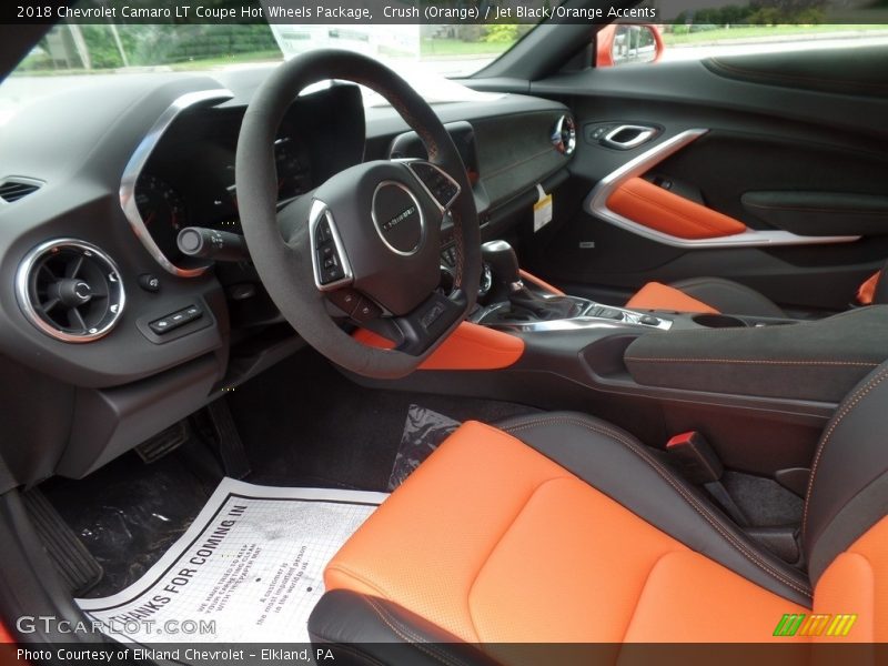 Front Seat of 2018 Camaro LT Coupe Hot Wheels Package