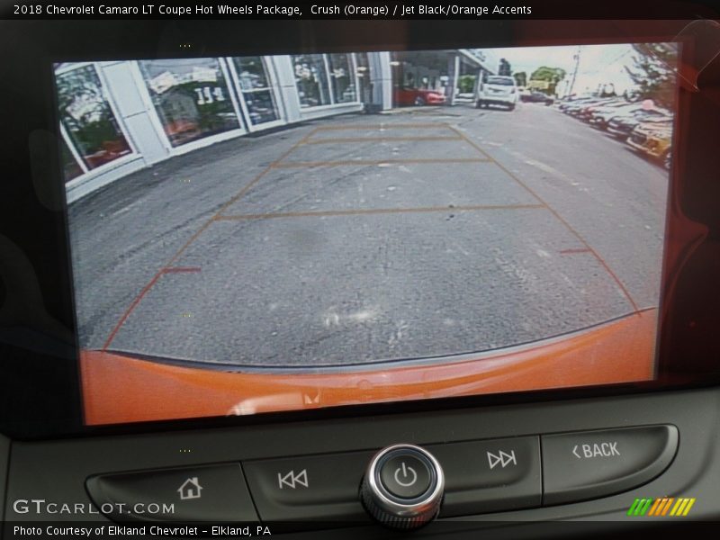 Crush (Orange) / Jet Black/Orange Accents 2018 Chevrolet Camaro LT Coupe Hot Wheels Package