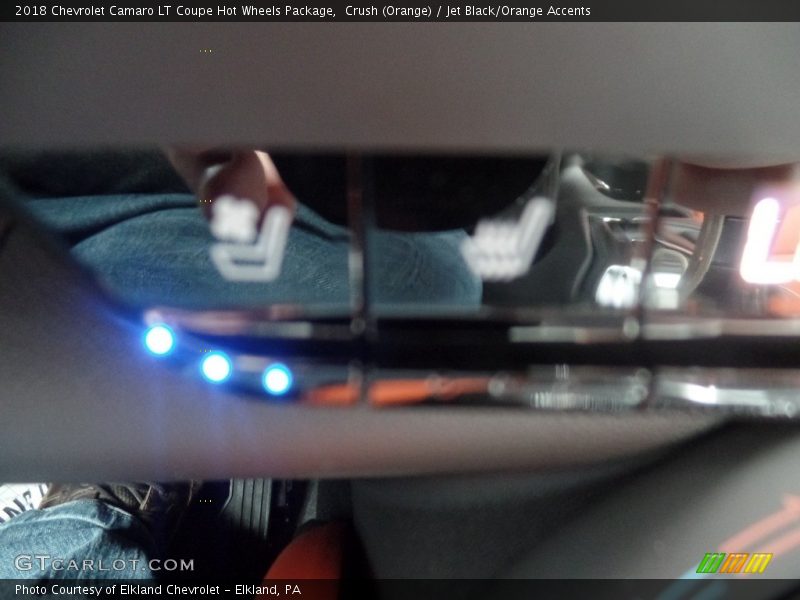Crush (Orange) / Jet Black/Orange Accents 2018 Chevrolet Camaro LT Coupe Hot Wheels Package