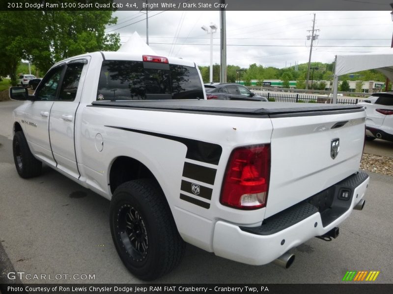 Bright White / Dark Slate Gray 2012 Dodge Ram 1500 Sport Quad Cab 4x4