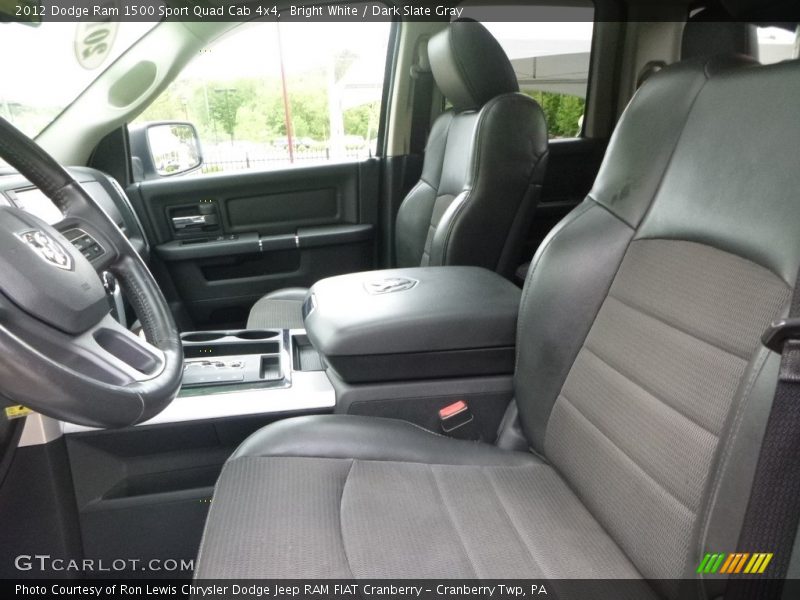 Bright White / Dark Slate Gray 2012 Dodge Ram 1500 Sport Quad Cab 4x4