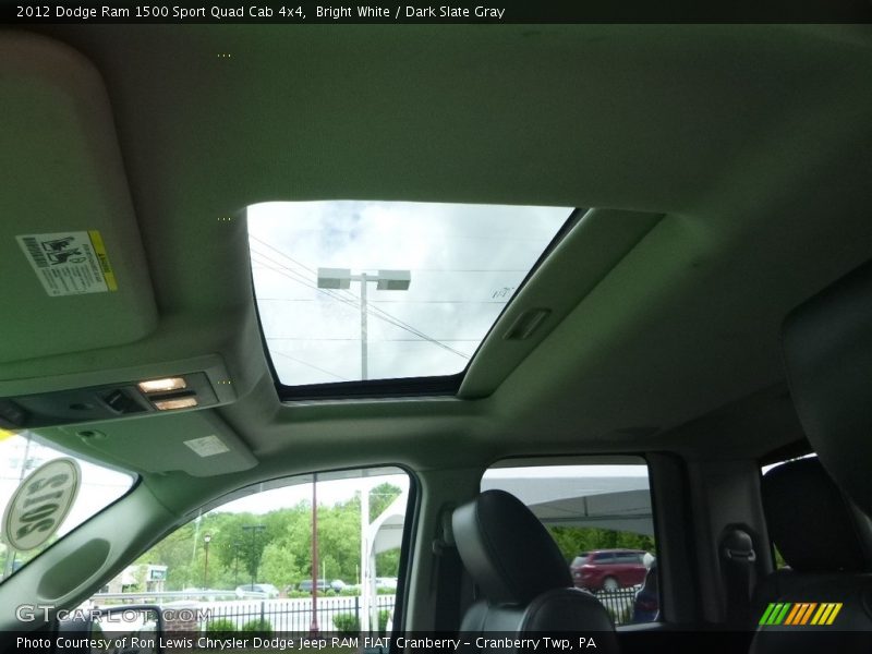 Bright White / Dark Slate Gray 2012 Dodge Ram 1500 Sport Quad Cab 4x4