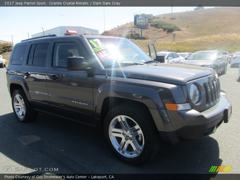 Granite Crystal Metallic / Dark Slate Gray 2017 Jeep Patriot Sport