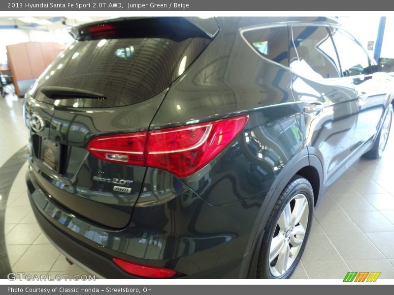 Juniper Green / Beige 2013 Hyundai Santa Fe Sport 2.0T AWD