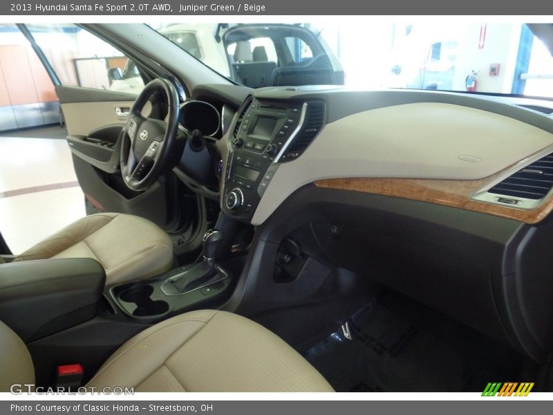 Juniper Green / Beige 2013 Hyundai Santa Fe Sport 2.0T AWD