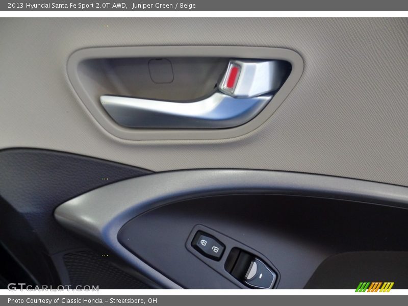 Juniper Green / Beige 2013 Hyundai Santa Fe Sport 2.0T AWD