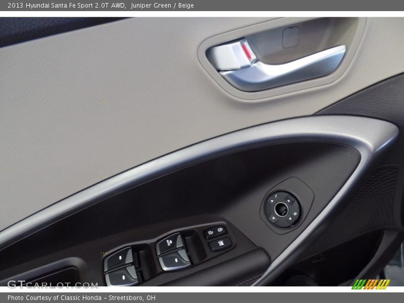 Juniper Green / Beige 2013 Hyundai Santa Fe Sport 2.0T AWD