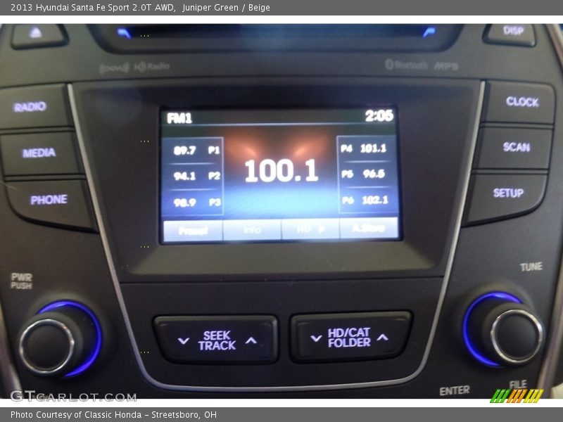Juniper Green / Beige 2013 Hyundai Santa Fe Sport 2.0T AWD