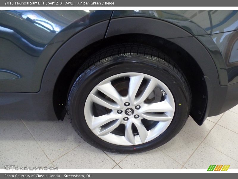 Juniper Green / Beige 2013 Hyundai Santa Fe Sport 2.0T AWD