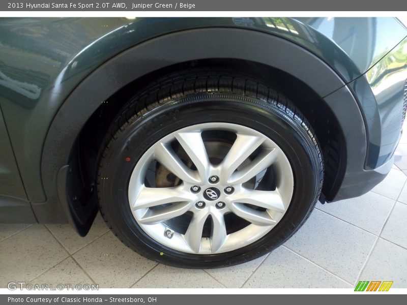 Juniper Green / Beige 2013 Hyundai Santa Fe Sport 2.0T AWD