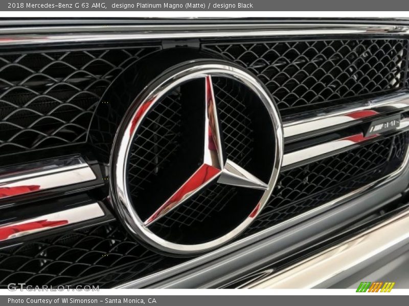 designo Platinum Magno (Matte) / designo Black 2018 Mercedes-Benz G 63 AMG