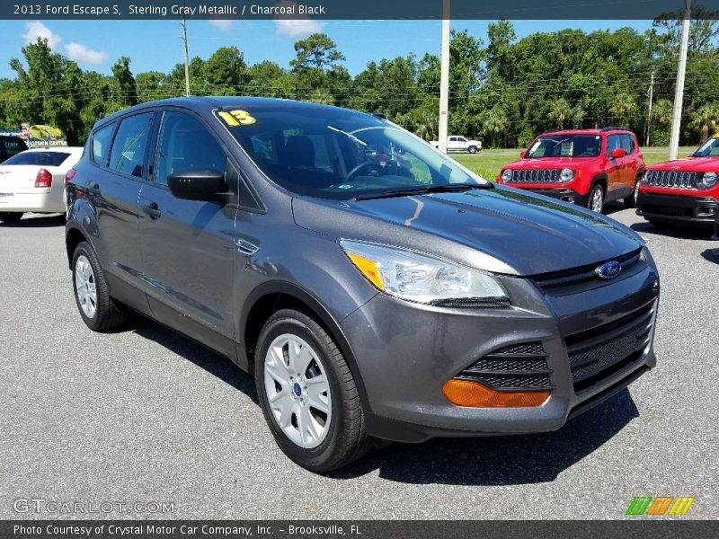 Sterling Gray Metallic / Charcoal Black 2013 Ford Escape S